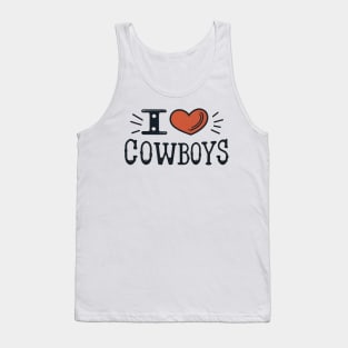 I love cowboys Tank Top